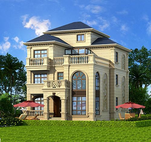 11×14米豪華套間農(nóng)村三層自建別墅全套施工圖