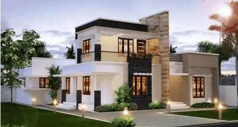 現(xiàn)代風(fēng)格別墅設(shè)計(jì)圖，簡(jiǎn)約大氣，透著時(shí)尚風(fēng)