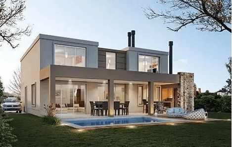 現(xiàn)代風(fēng)格別墅設(shè)計(jì)圖，簡(jiǎn)約大氣，透著時(shí)尚風(fēng)