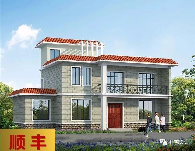 幾款造價20萬以內(nèi)的二層房屋住宅設(shè)計圖