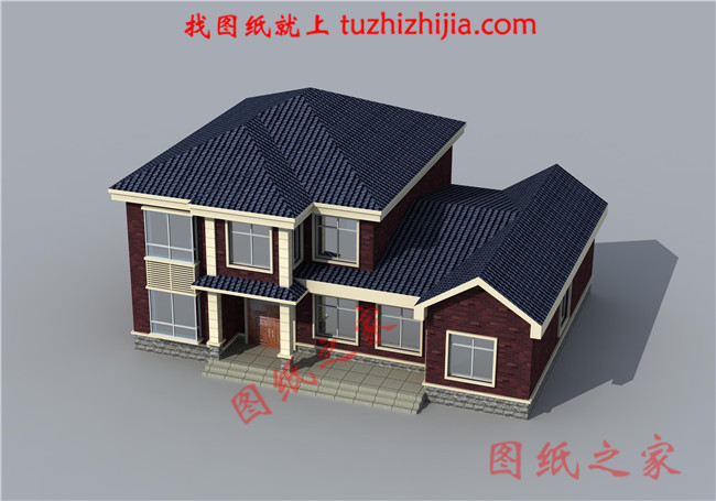 農(nóng)村4間2層樓房設(shè)計圖 ，帶有烤火房，適宜居住