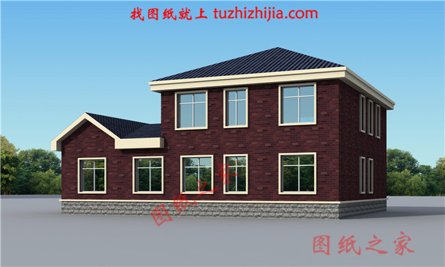 農(nóng)村4間2層樓房設(shè)計圖 ，帶有烤火房，適宜居住