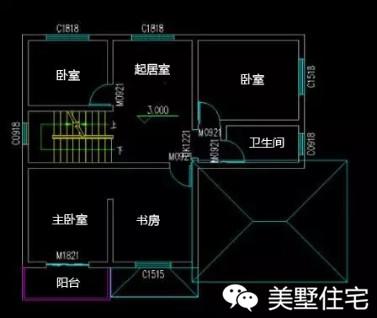 二層好看的小別墅設(shè)計(jì)圖，整體色彩搭配就是很有文雅的氣息