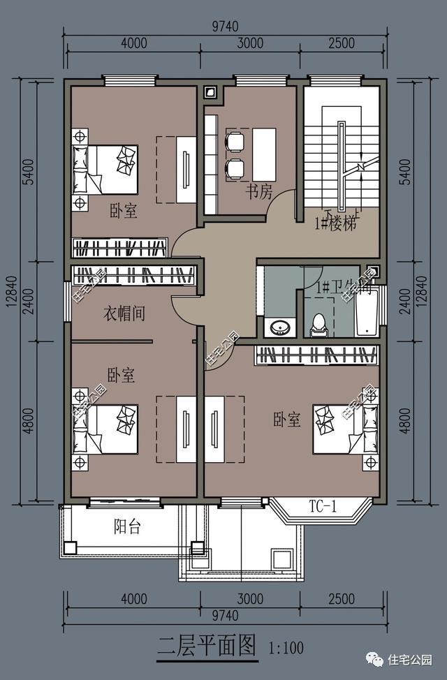 二層簡約小別墅設(shè)計圖，設(shè)計不在繁復(fù)，舒適就行
