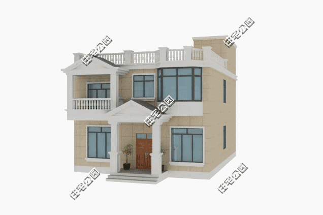 二層簡約小別墅設(shè)計圖，設(shè)計不在繁復(fù)，舒適就行