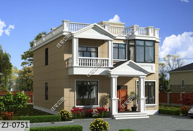 二層簡約小別墅設(shè)計圖，設(shè)計不在繁復(fù)，舒適就行