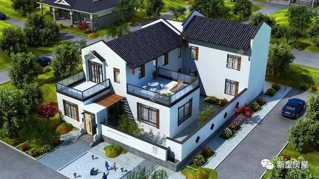 多臥室農(nóng)村別墅設(shè)計(jì)圖紙，適合人多的家庭