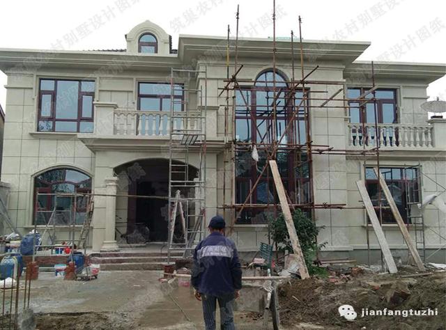 16×12米5室2廳帶神位茶室二層復(fù)式自建房設(shè)計(jì)方案圖