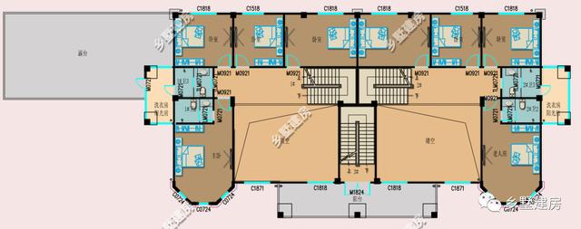 兩棟雙拼小洋樓方案圖，一個(gè)田園，一個(gè)歐式，你喜歡哪個(gè)？
