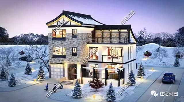 除了洋別墅，農(nóng)村自建房還有新中式別墅，含圖紙（6套）