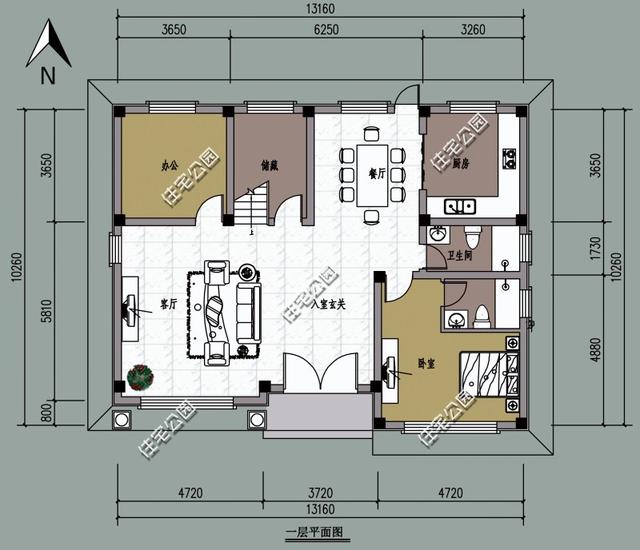 農村的堂屋客廳怎么設計才實用？這3套戶型不要錯過！