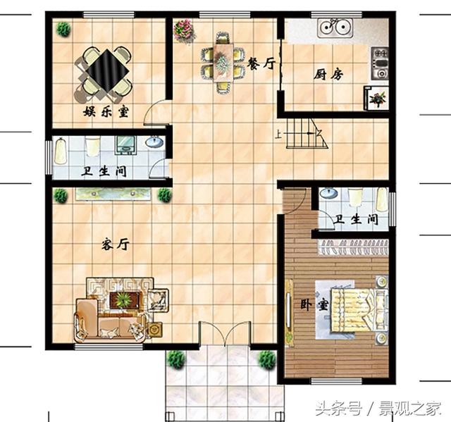 農(nóng)村三層別墅設(shè)計(jì)圖及效果圖，美觀大氣