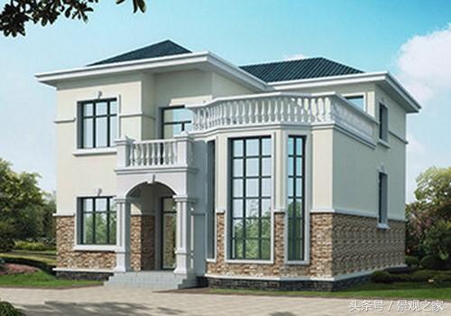 二層小別墅設(shè)計(jì)圖，樓中樓結(jié)構(gòu)，外觀漂亮，簡(jiǎn)單