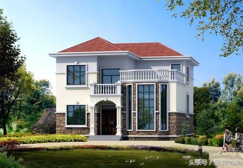 二層小別墅設(shè)計(jì)圖，樓中樓結(jié)構(gòu)，外觀漂亮，簡(jiǎn)單