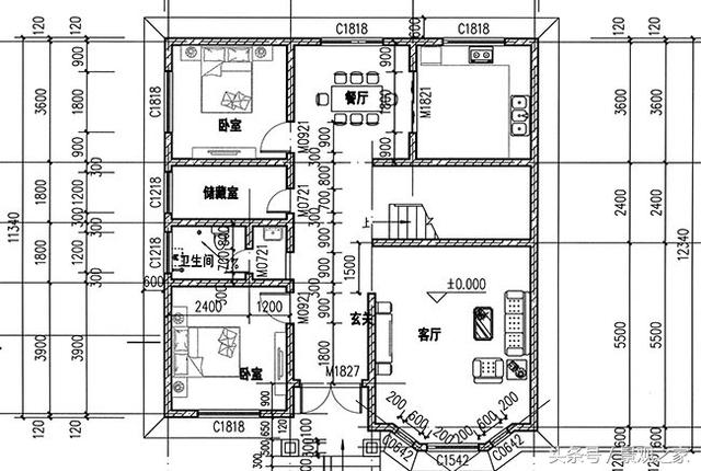 二層小別墅設(shè)計(jì)圖，樓中樓結(jié)構(gòu)，外觀漂亮，簡(jiǎn)單