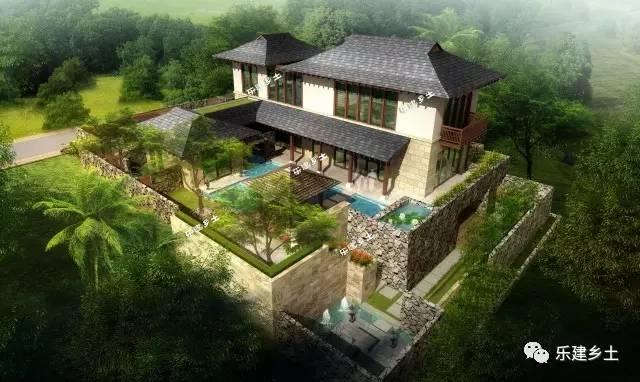 15x42米二層山地別墅設計，妙取亞洲建筑元素