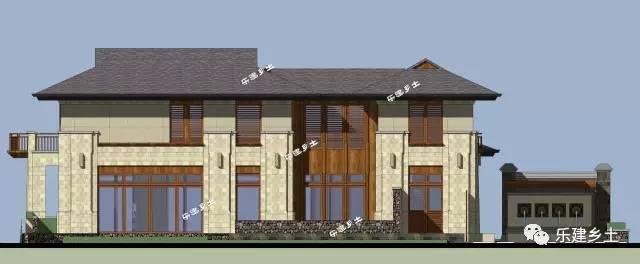 15x42米二層山地別墅設計，妙取亞洲建筑元素