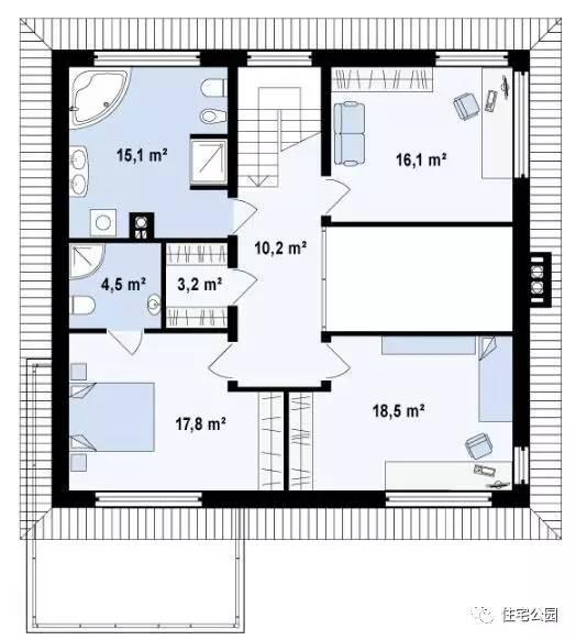 農(nóng)村蓋房還是2層最合適，13X12米現(xiàn)代戶型，適合農(nóng)村！