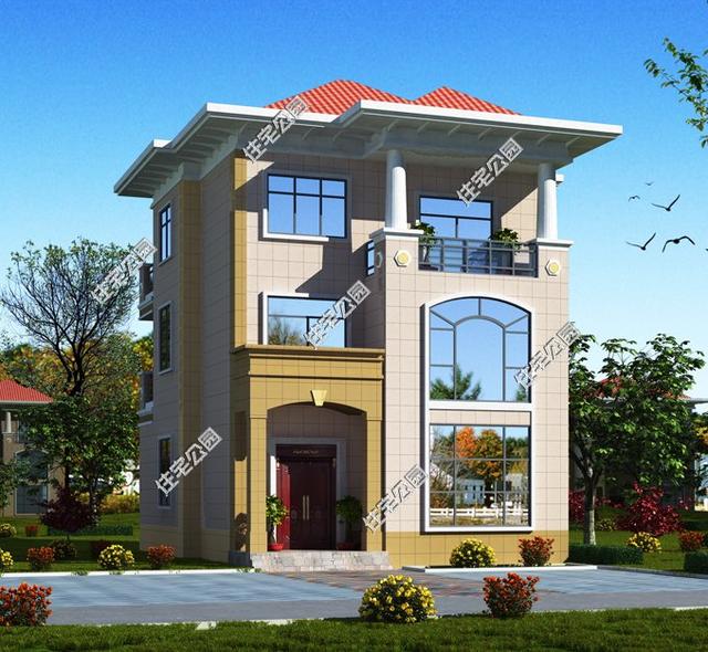 2套農(nóng)村自建房戶型，面寬不足10m，多臥室更實(shí)用！