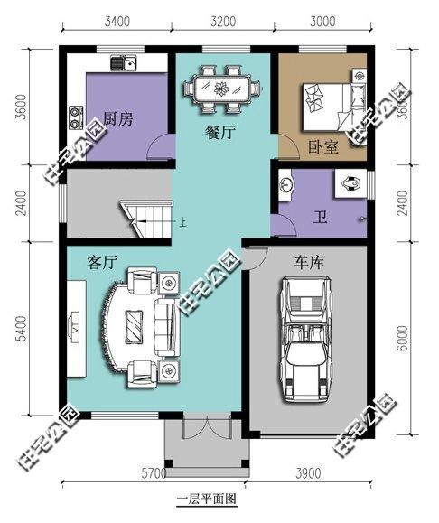 2套農(nóng)村自建房戶型，面寬不足10m，多臥室更實(shí)用！