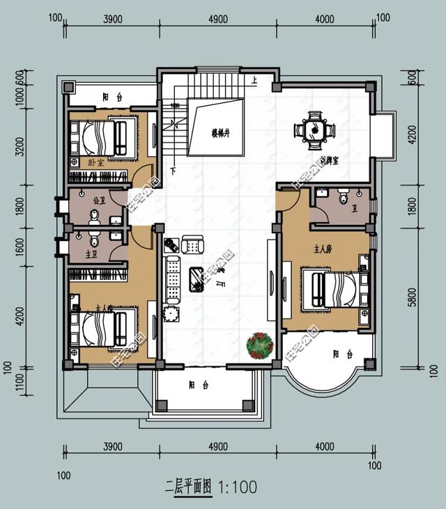 4套自建房戶型，多層多臥室，農(nóng)村兄弟姐妹多也不怕！