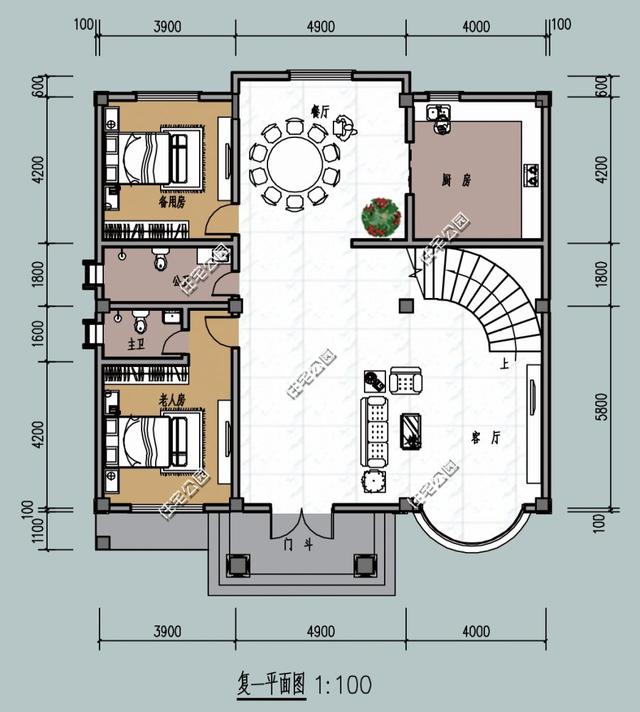 4套自建房戶型，多層多臥室，農(nóng)村兄弟姐妹多也不怕！