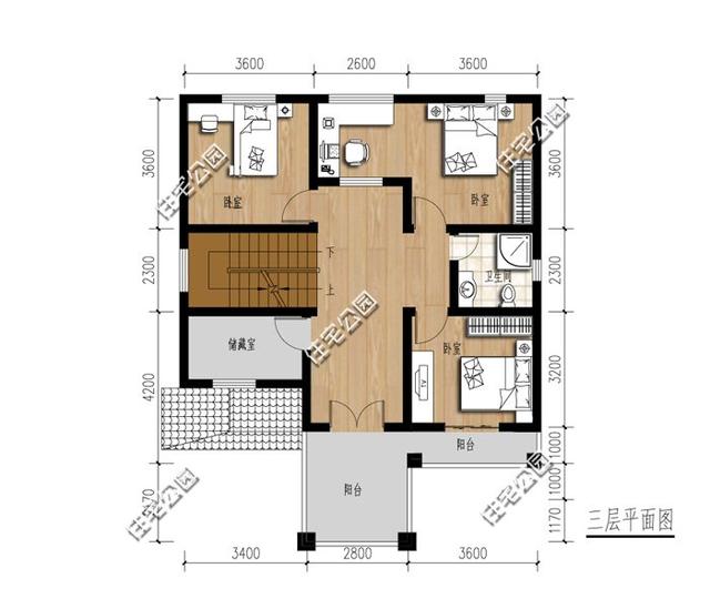 4套自建房戶型，多層多臥室，農(nóng)村兄弟姐妹多也不怕！