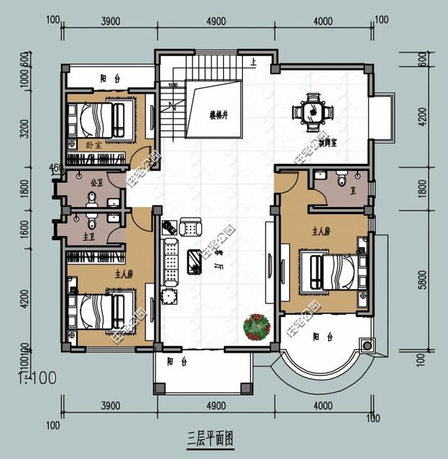 4套自建房戶型，多層多臥室，農(nóng)村兄弟姐妹多也不怕！