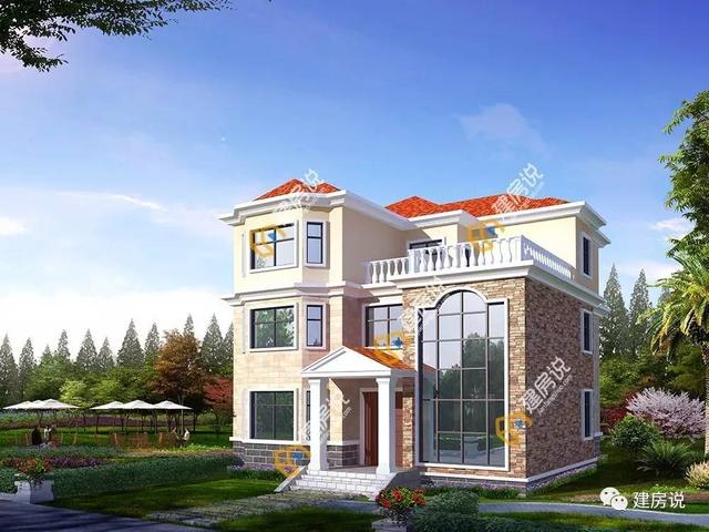 10款經(jīng)濟(jì)美觀戶型圖，在俺們農(nóng)村相親必備別墅