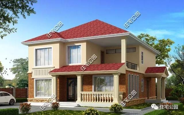 13X15米的實用農村雙層別墅，帶柴火房，含圖紙預算