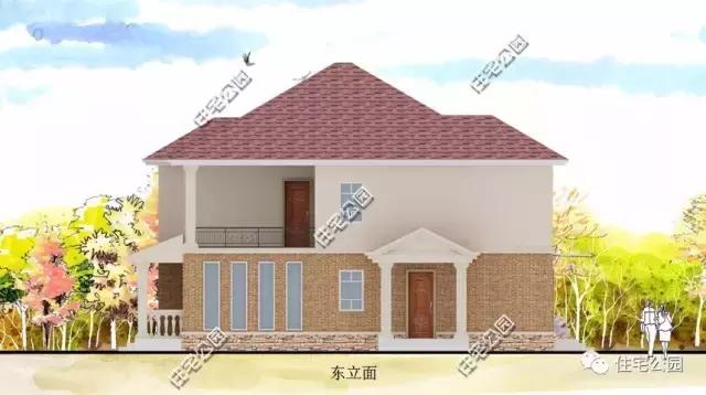 13X15米的實用農村雙層別墅，帶柴火房，含圖紙預算