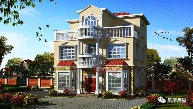 4款占地方方正正的時(shí)尚漂亮農(nóng)村別墅戶型圖，中國(guó)人還是喜歡方正