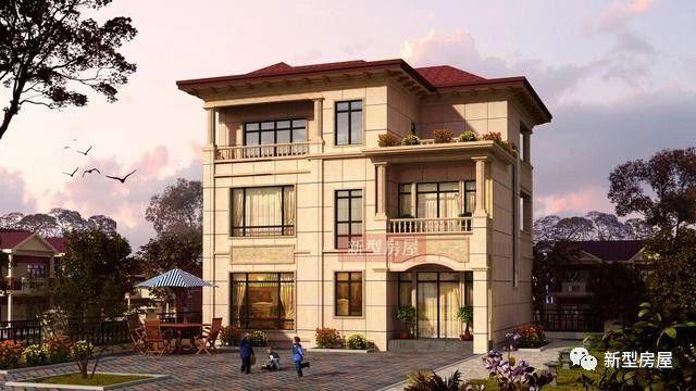 4款占地方方正正的時(shí)尚漂亮農(nóng)村別墅戶型圖，中國(guó)人還是喜歡方正