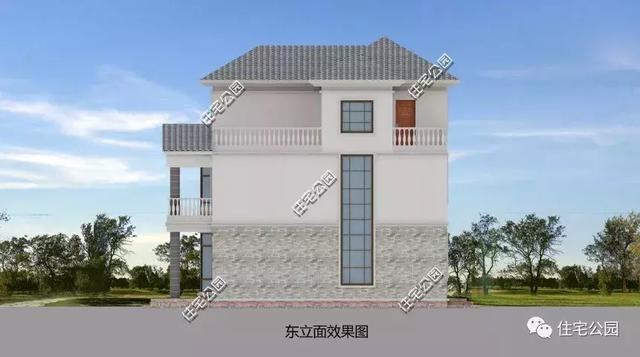 13X12米三層樓房別墅方案圖，新中式風(fēng)格