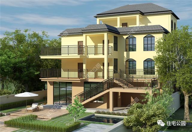 自建房帶超大庭院、泳池，看完都不想在城里買房了