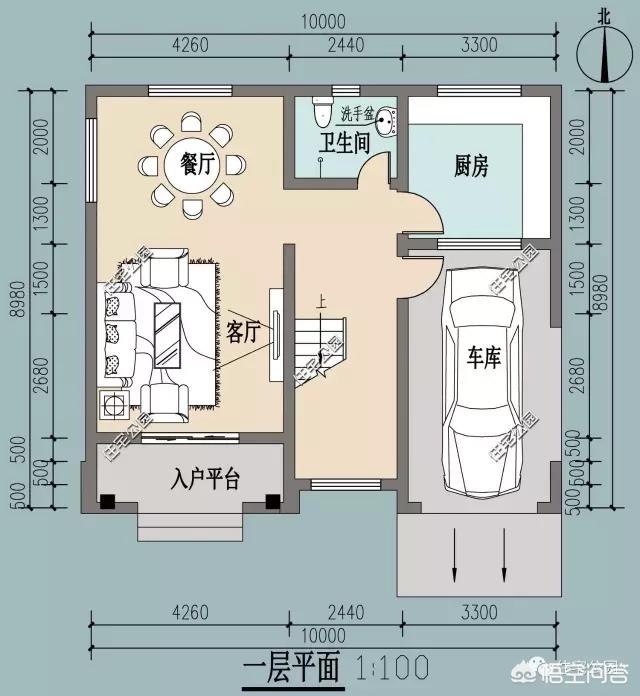 面寬和進(jìn)深都是9.5米的農(nóng)村自建房如何設(shè)計(jì)圖紙？