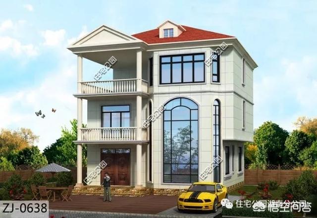 面寬和進(jìn)深都是9.5米的農(nóng)村自建房如何設(shè)計(jì)圖紙？