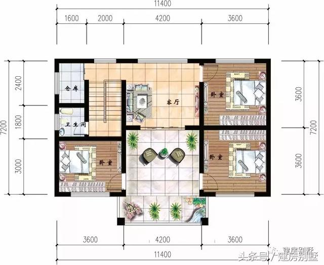 8套面寬11米左右的農(nóng)村小樓圖，這種開間最受歡迎