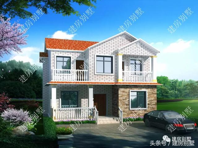 8套面寬11米左右的農(nóng)村小樓圖，這種開間最受歡迎