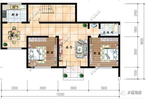 3款適合鄉(xiāng)村的簡(jiǎn)單住宅設(shè)計(jì)方案圖，造價(jià)低，建造簡(jiǎn)單