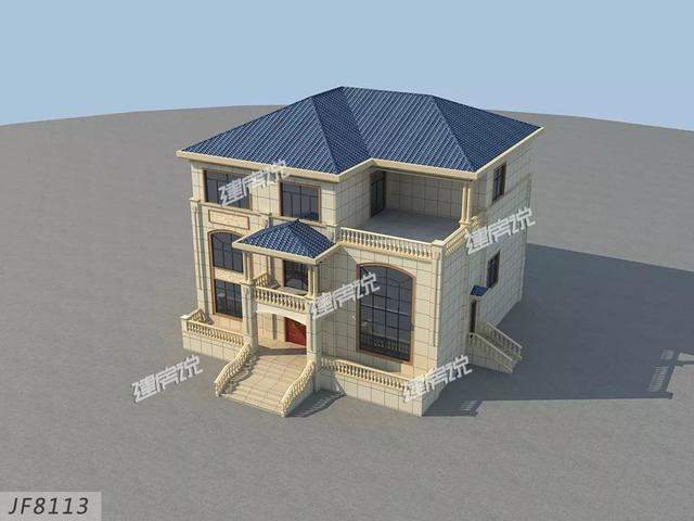 幾十款氣派美觀的別墅外觀效果圖設(shè)計(jì)，隨便建一棟都不白活