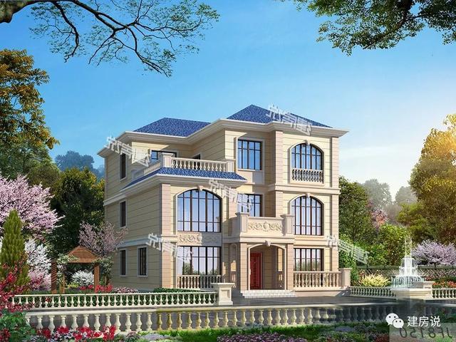 幾十款氣派美觀的別墅外觀效果圖設(shè)計(jì)，隨便建一棟都不白活