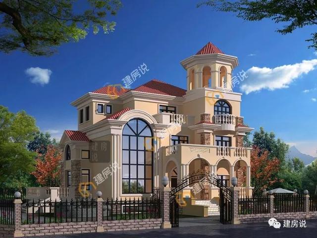 幾十款氣派美觀的別墅外觀效果圖設(shè)計(jì)，隨便建一棟都不白活