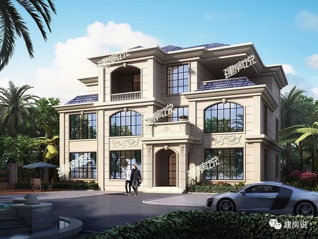 幾十款氣派美觀的別墅外觀效果圖設(shè)計(jì)，隨便建一棟都不白活