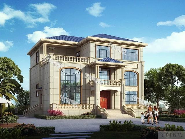 幾十款氣派美觀的別墅外觀效果圖設(shè)計(jì)，隨便建一棟都不白活