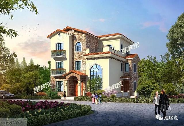 幾十款氣派美觀的別墅外觀效果圖設(shè)計(jì)，隨便建一棟都不白活