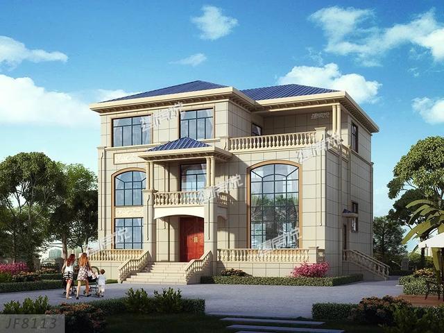 幾十款氣派美觀的別墅外觀效果圖設(shè)計(jì)，隨便建一棟都不白活