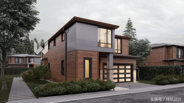 2款平屋頂盒子自建房設(shè)計圖，誰還敢說平屋頂丑