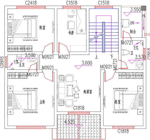 12×10米30萬(wàn)2廳6室?guī)梦萁?jīng)典實(shí)用三層自建房全套施工