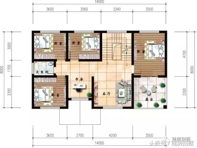 14×8米三層農(nóng)村別墅，朋友圈里都說這是實(shí)用戶型